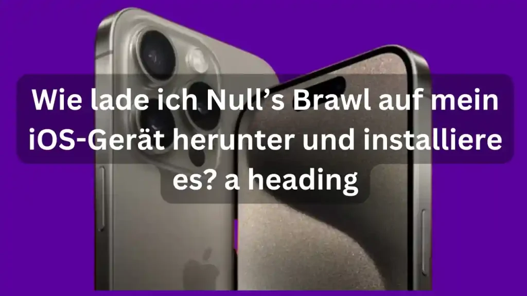 Laden Sie Null’s Brawl unter iOS herunter und installieren Sie es